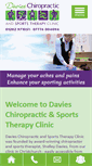 Mobile Screenshot of davieschiropractic.co.uk